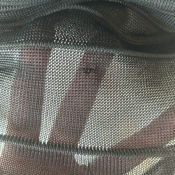 Helmut Lang women’s black mesh detail sleeveless top Size S - Picture 9 of 11